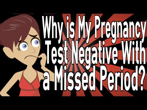 missed period negative pregnancy test