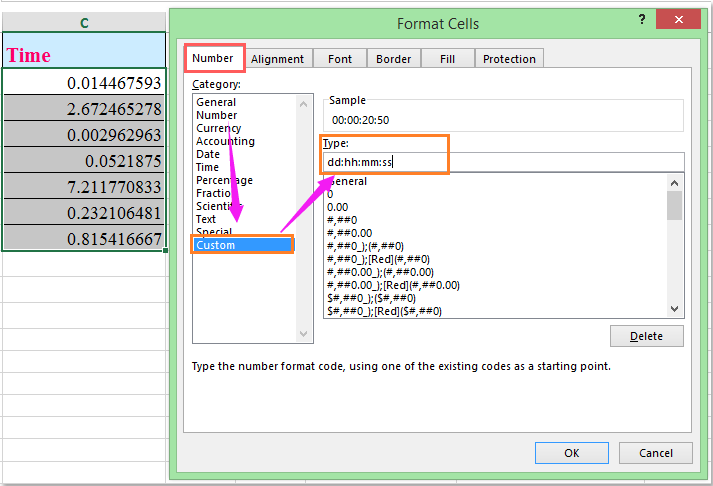 excel convert time to seconds